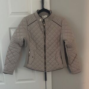 Women's Quilted Gray Jacket